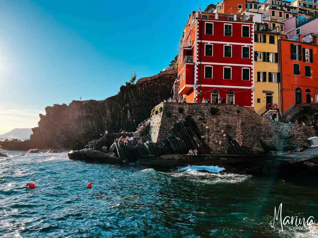 Riomaggiore harbor, Cinque Terre, Italy