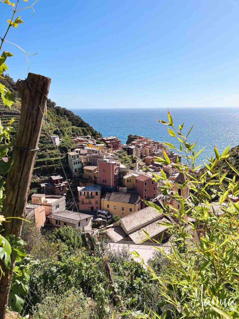 Lost on trail above Manarola, Cinque Terre, Italy