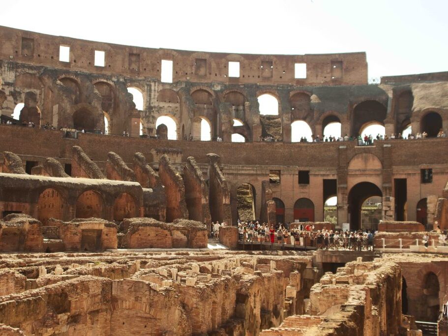 Interior of Colosseum, Rome