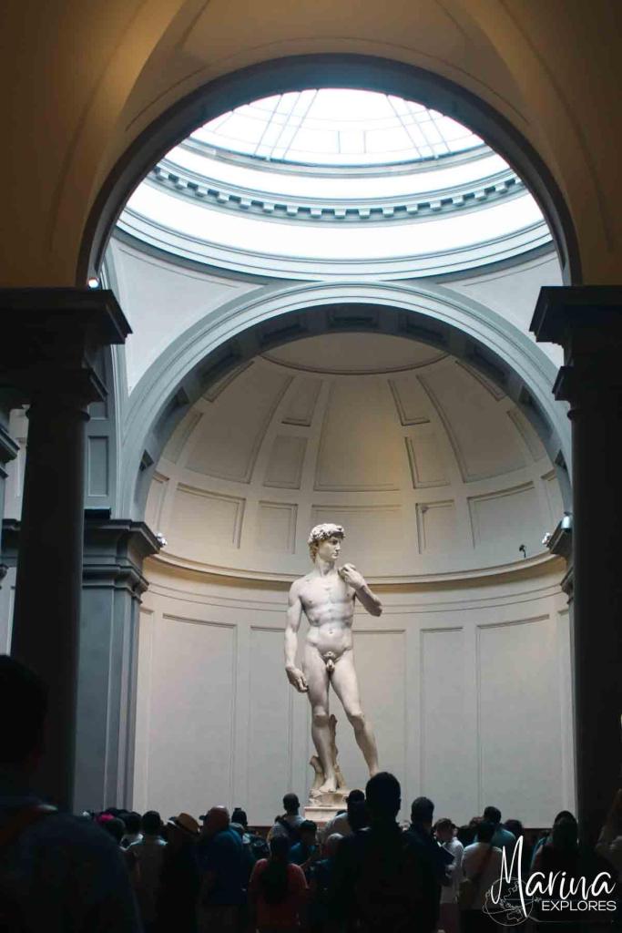 Statue of David in Florence, Italy