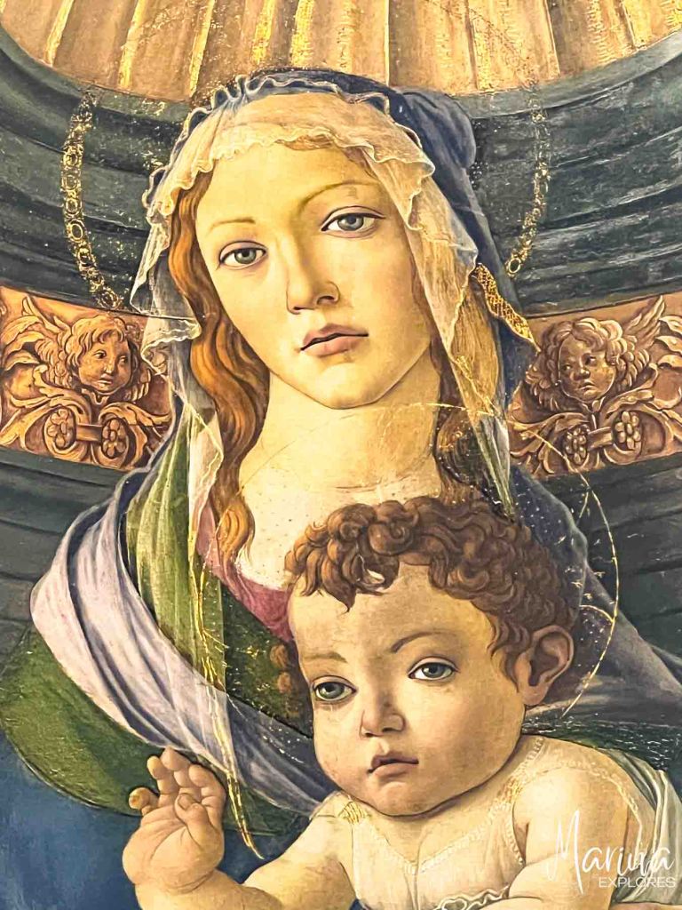 Uffizi Gallery painting in Florence, Italy