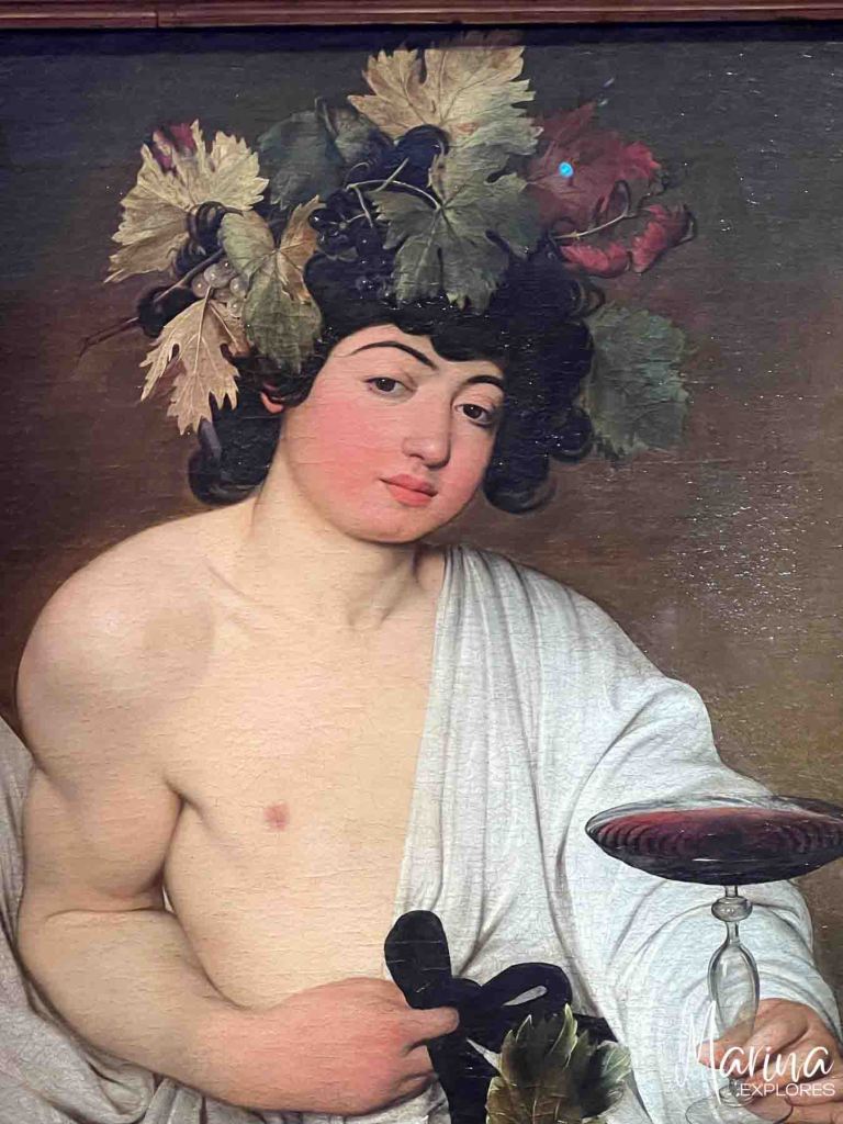 Uffizi Gallery painting in Florence, Italy