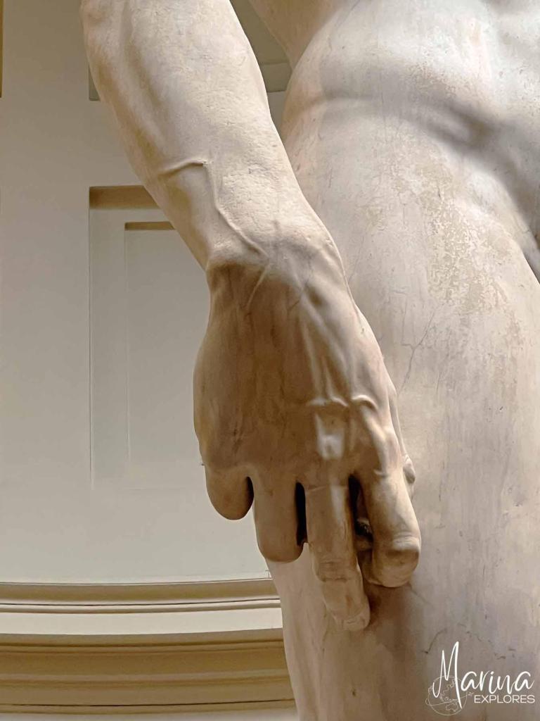 David Statue at Accademia Galleria in Florence, Italy