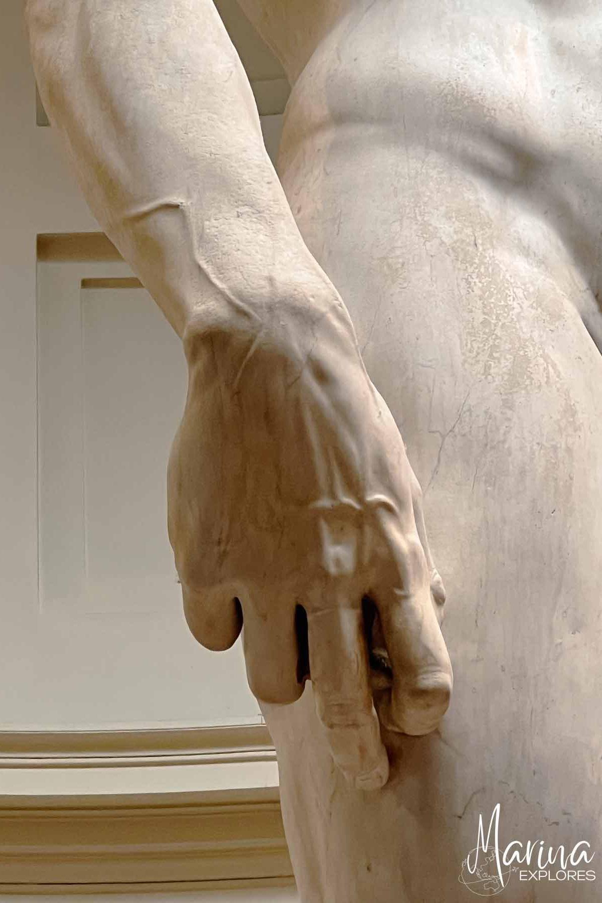 David Statue at Accademia Galleria in Florence, Italy