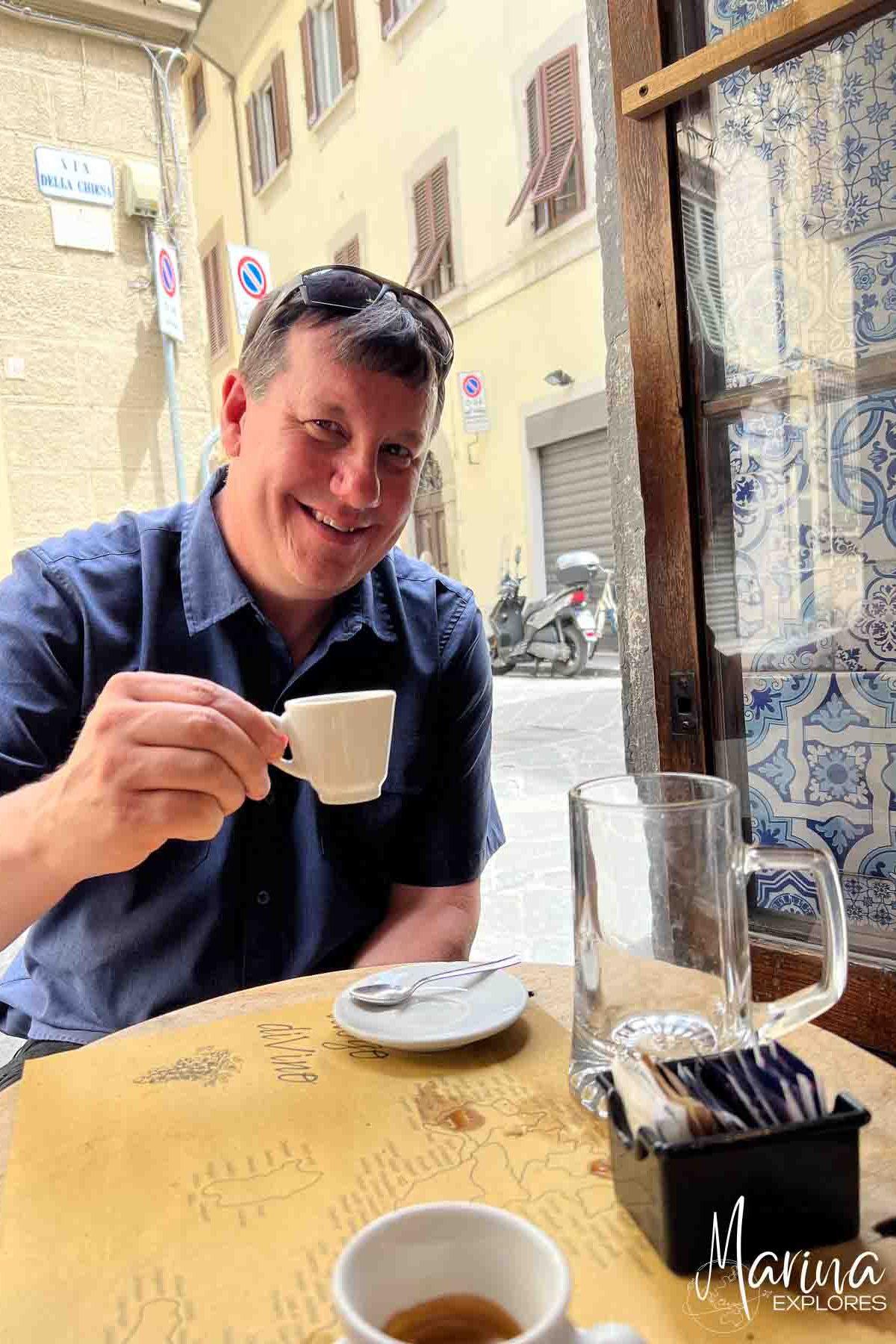 Cafe in Florence, Italy