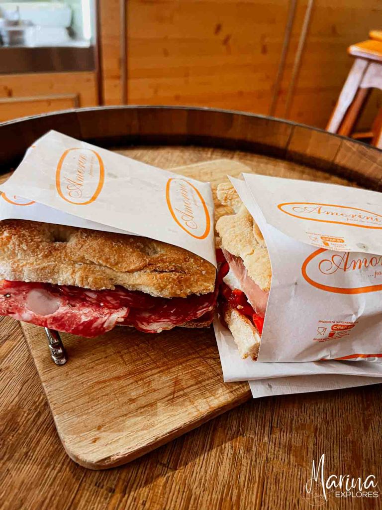 Panini in Florence, Italy