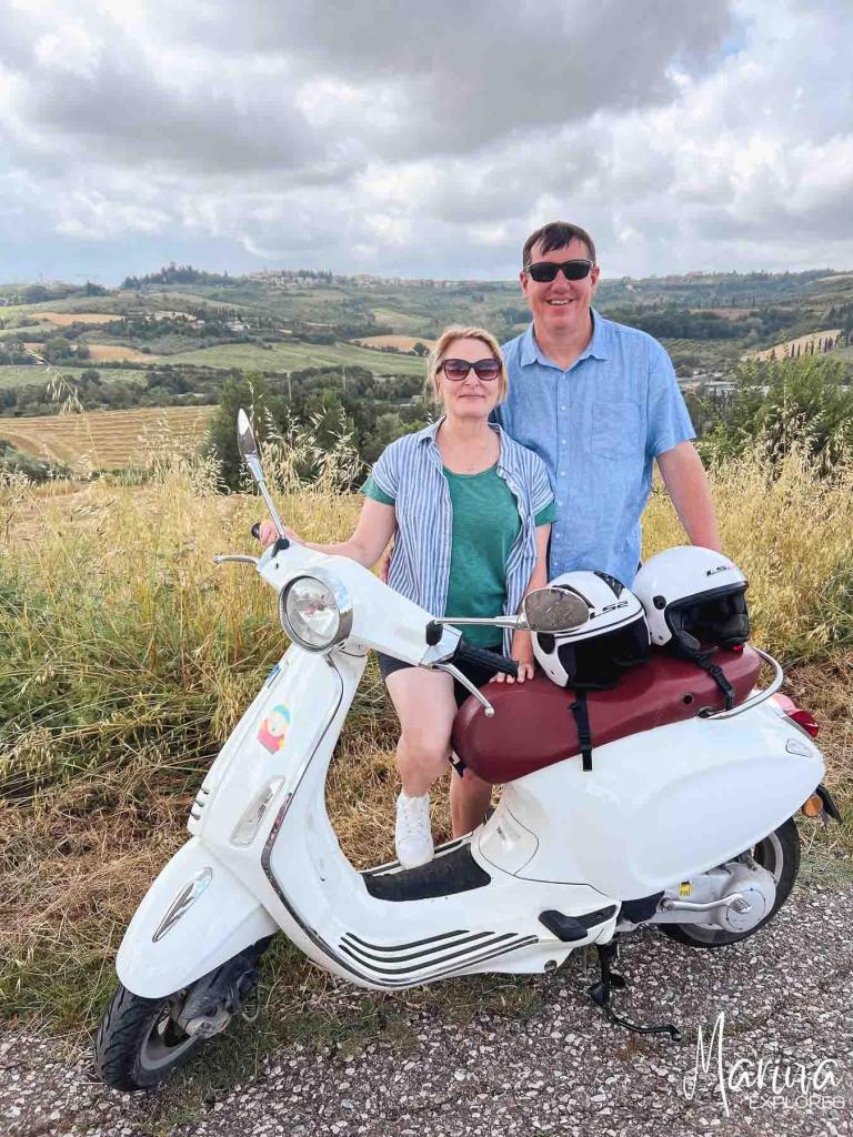 Vespa tour in Florence, Italy