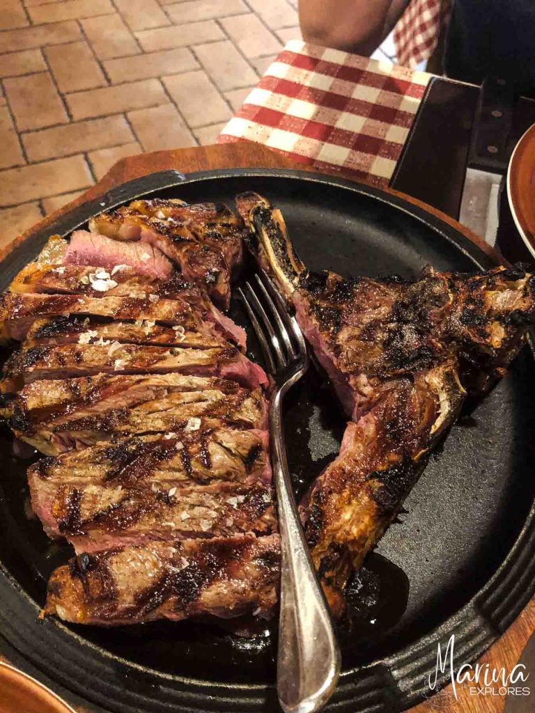 Bistecca Florentina in Florence, Italy