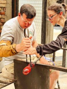 Fire & Glass: Our Hands-On Murano Glass Blowing Experience in Venice