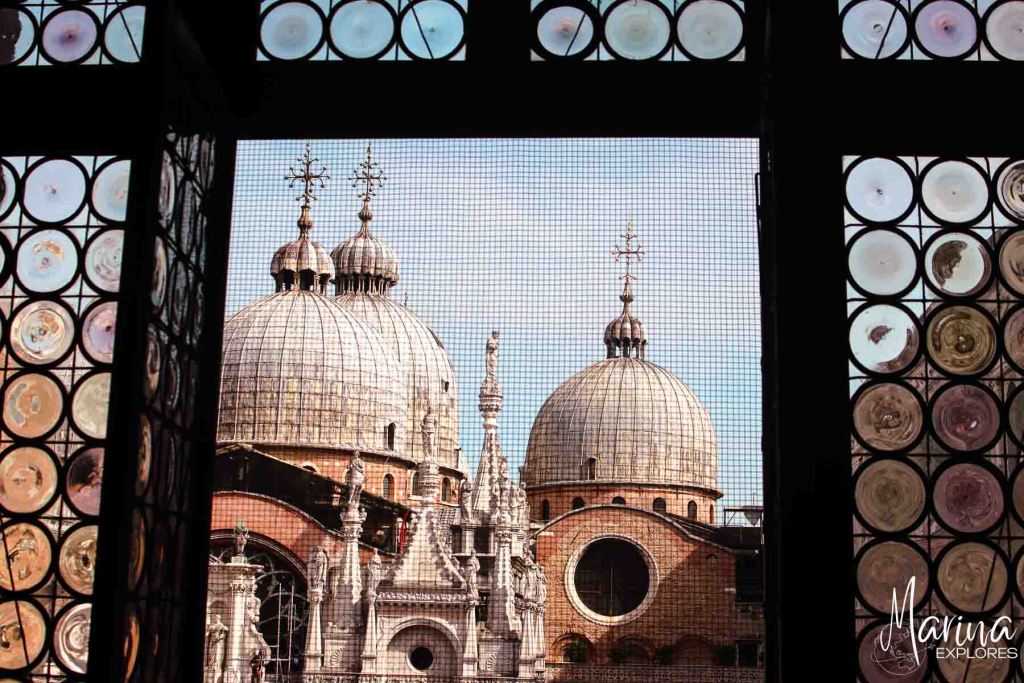 St. Mark's from inside Doge's Palace Venice, Italy