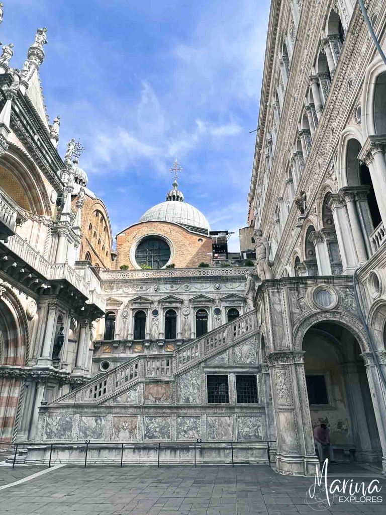 Courtyard of Doge's Palace Venice, Italy