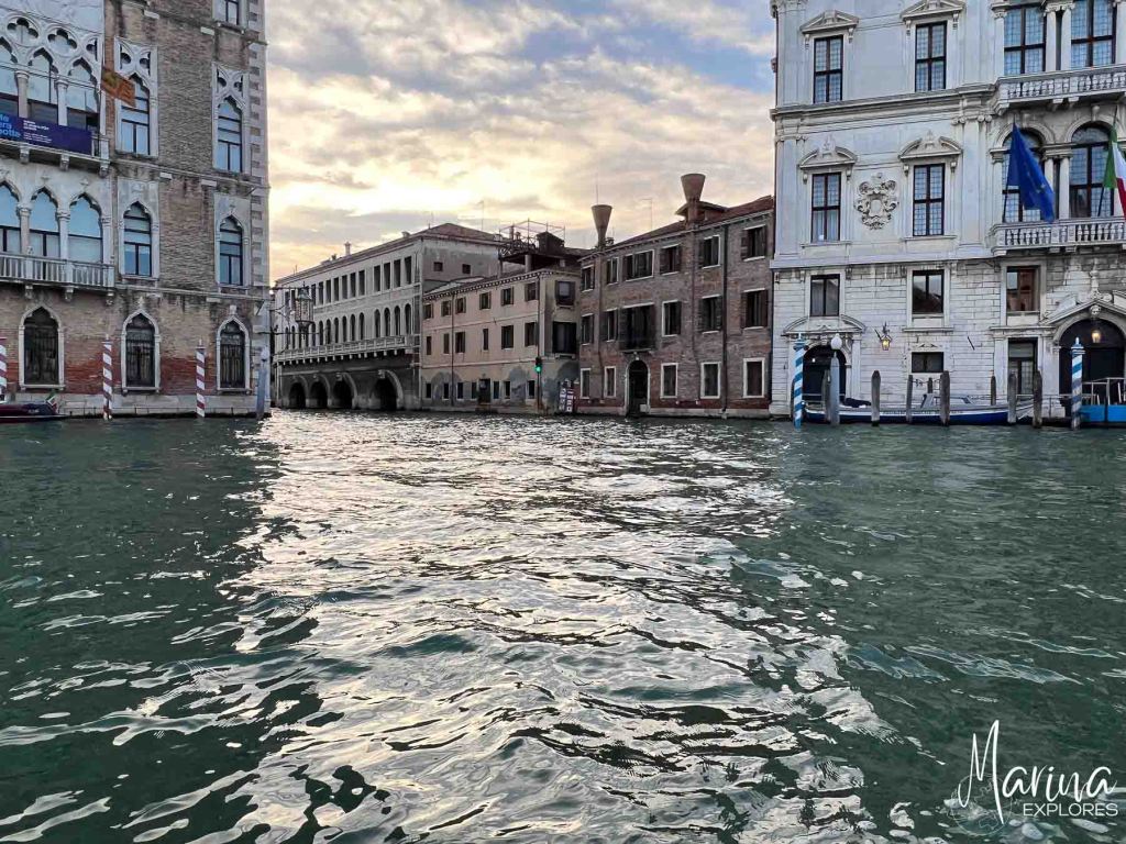 Marina and husband gondola ride Grand Canal Venice, Italy