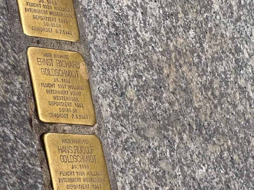 stumbling stones